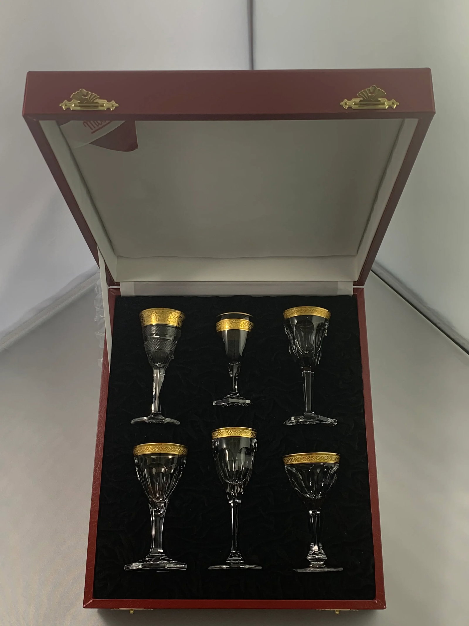 Moser Mouth Blown Liqueur Glasses Boxed - Set of 6 - 2