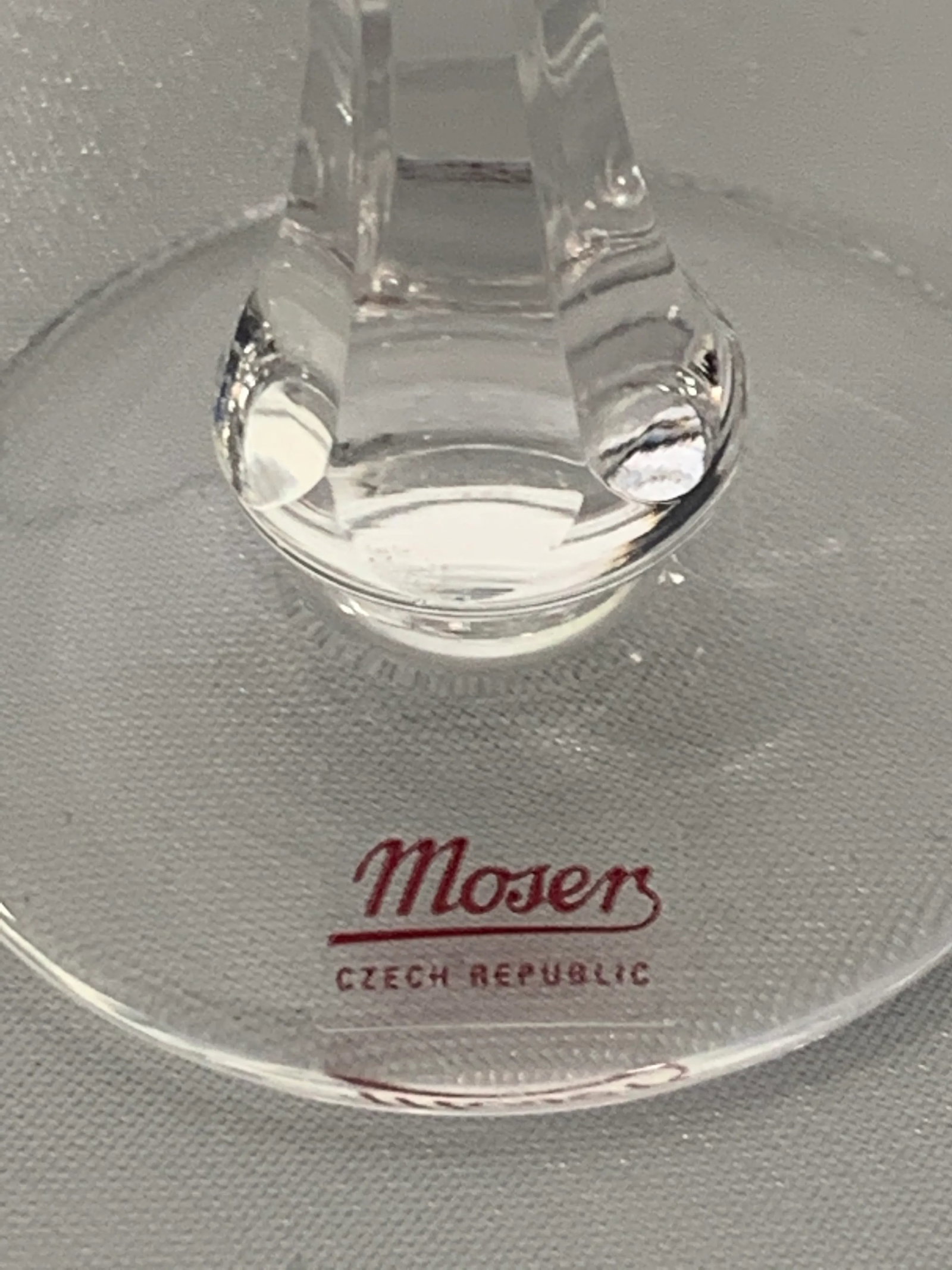 Moser Mouth Blown Liqueur Glasses Boxed - Set of 6 - 9