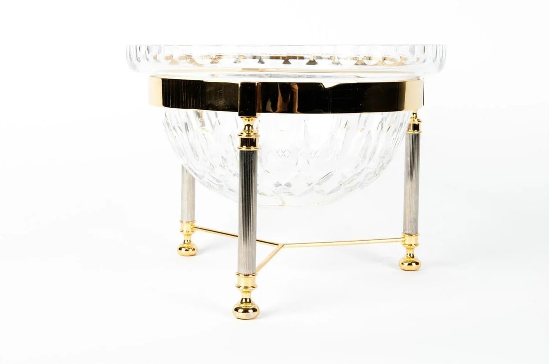 Vintage Cut Crystal Champagne Cooler - 2