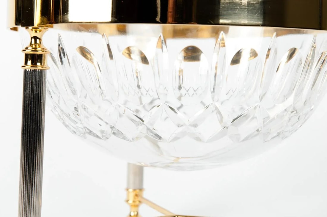 Vintage Cut Crystal Champagne Cooler - 3