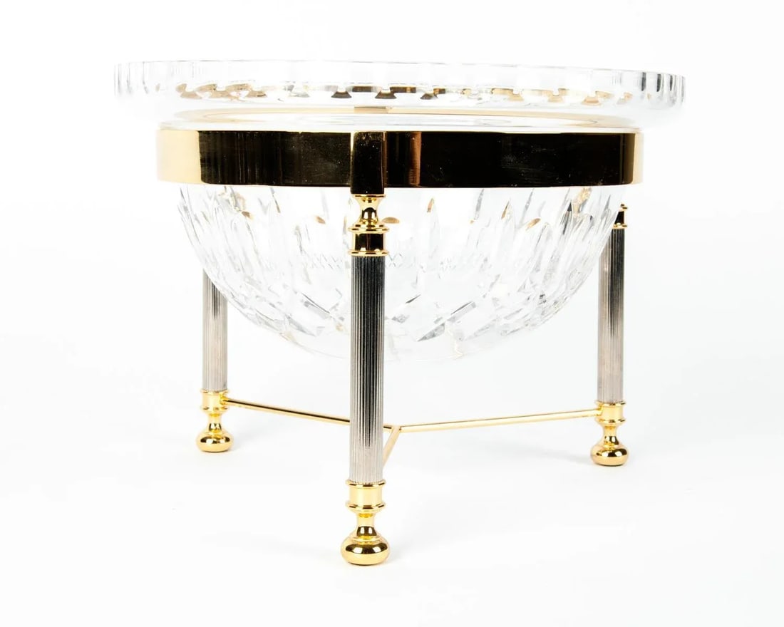 Vintage Cut Crystal Champagne Cooler - 6