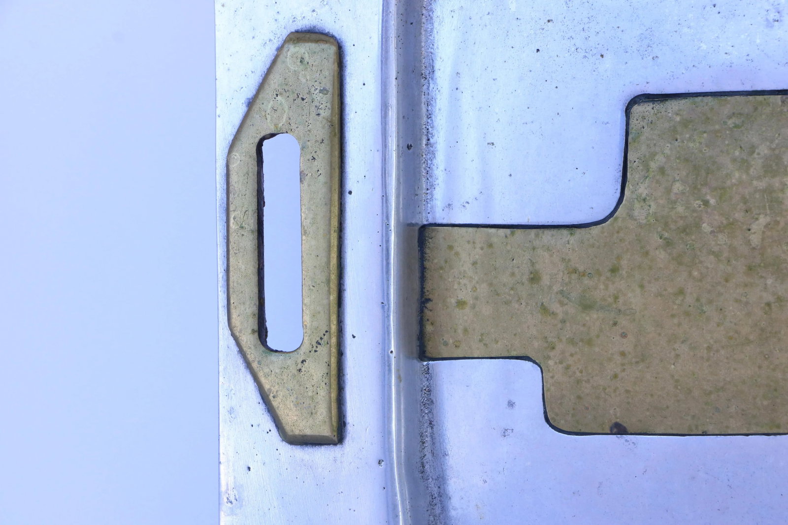 David Marshall Brutalist Brass & Aluminum Tray - 5