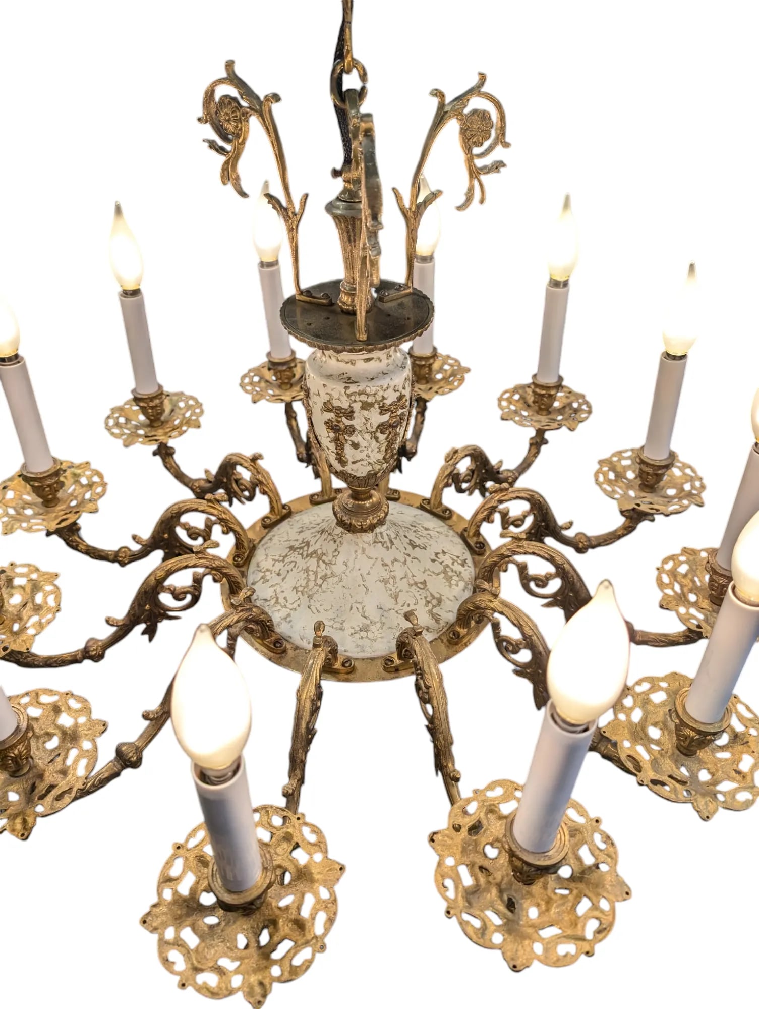 Vintage Louis XVI Style Chandelier - 8