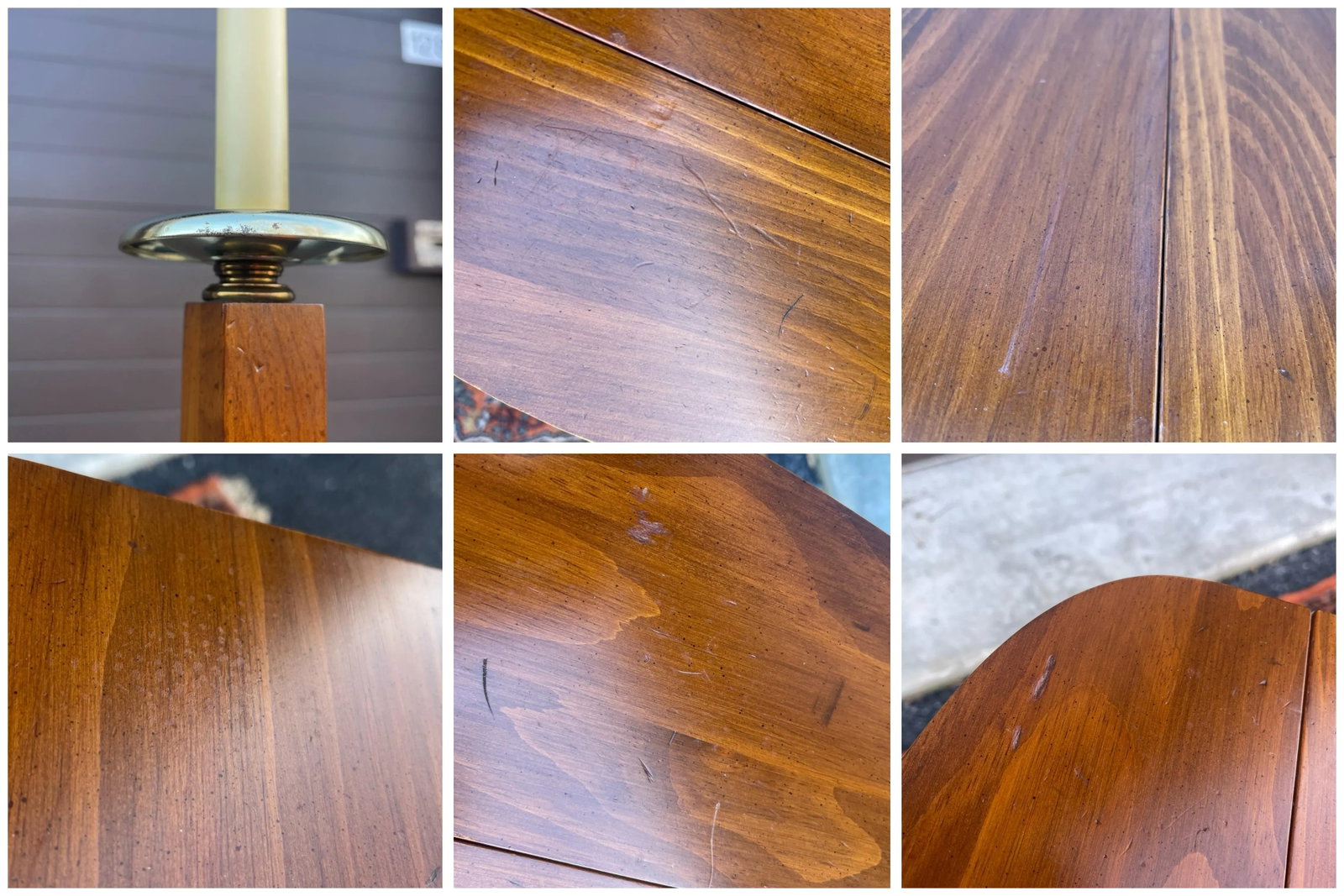 Vintage Ethan Allen Country Craftsman Rustic Pine Drop Leaf Side Table With Built in Lamp - 11