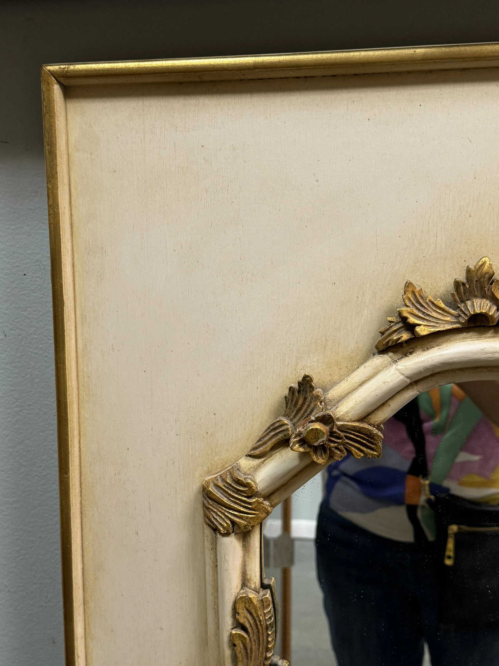 Vintage D. Milch & Son Inc Gilded Hall Wall Mirror - 5