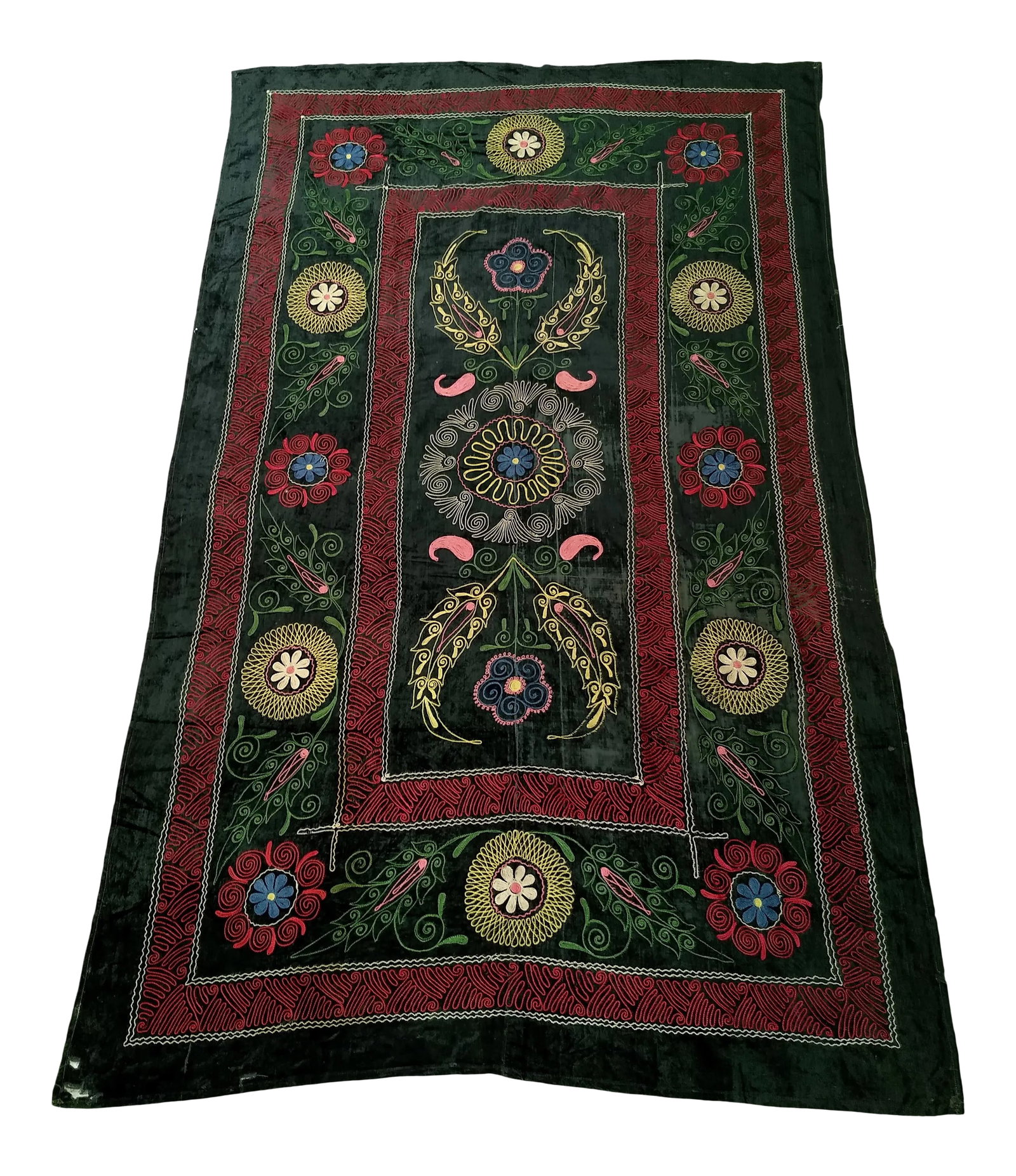 1950s Vintage Silk Suzani Textile (1 of 10)