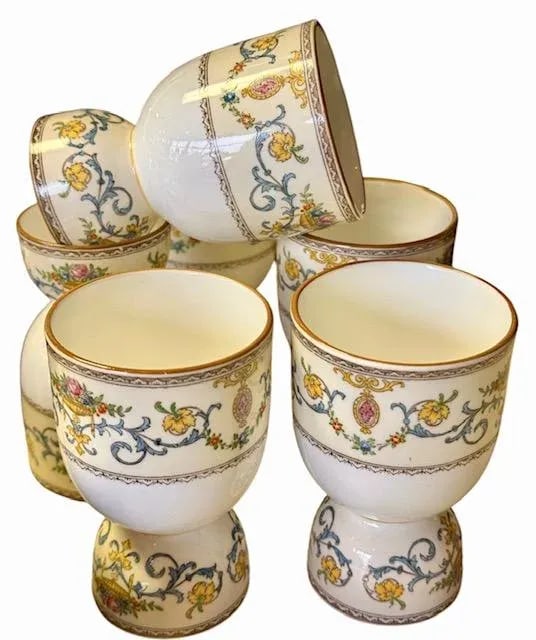 1920s Minton China Talbot Pattern - 6 Place Settings With Cream and Sugar- 33 Pieces - 3