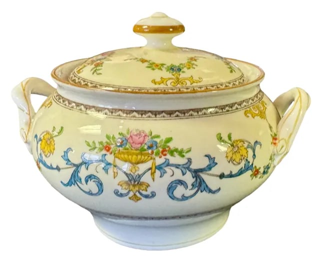 1920s Minton China Talbot Pattern - 6 Place Settings With Cream and Sugar- 33 Pieces - 5