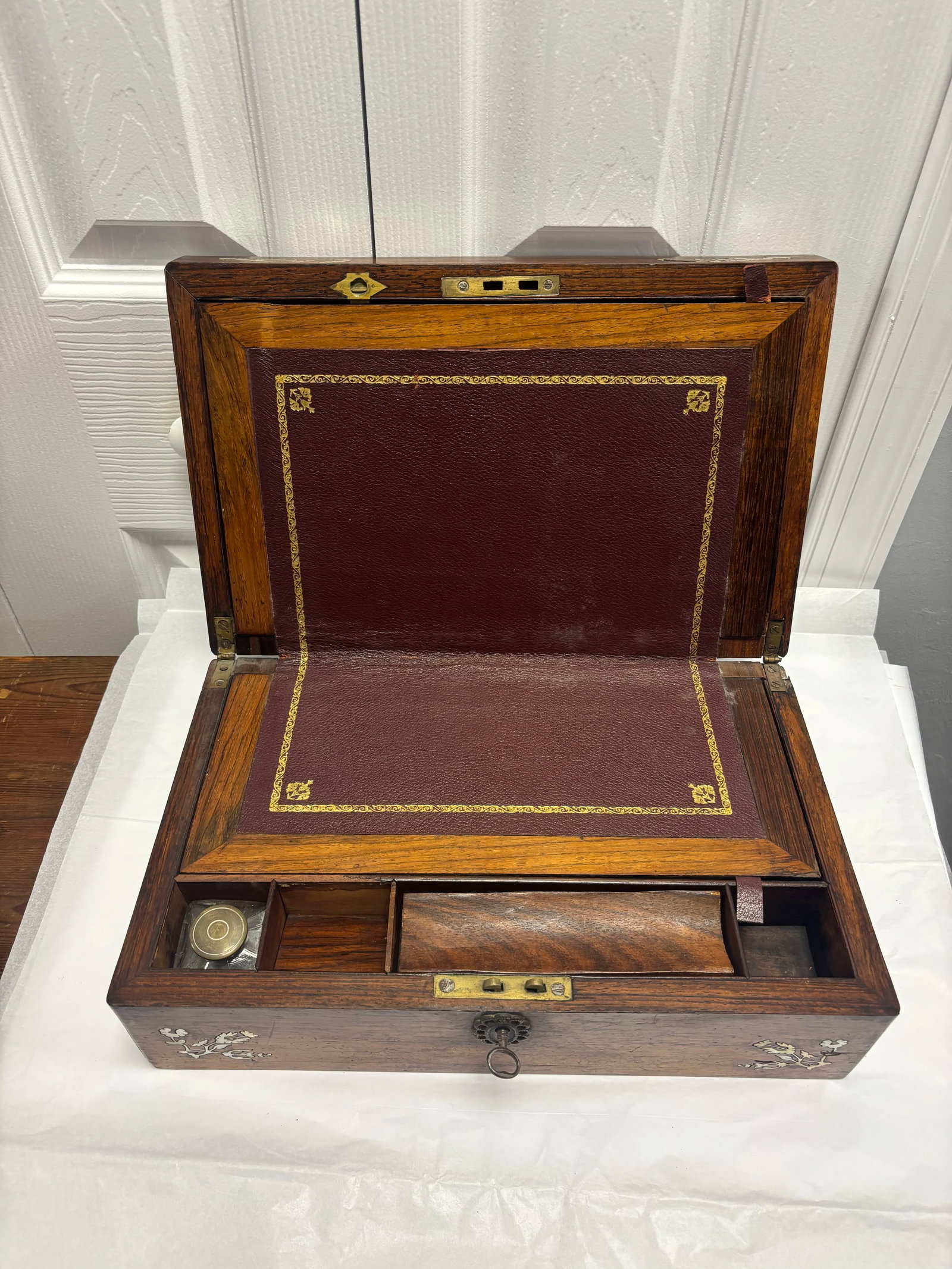 Victorian Stationery Box Lap Desk - 10
