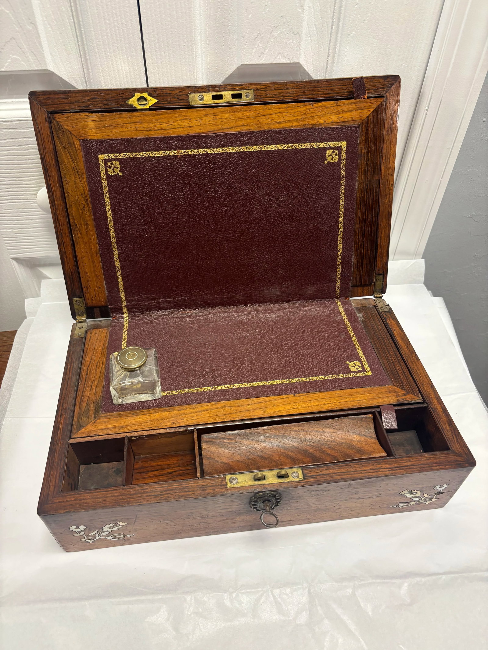 Victorian Stationery Box Lap Desk - 11