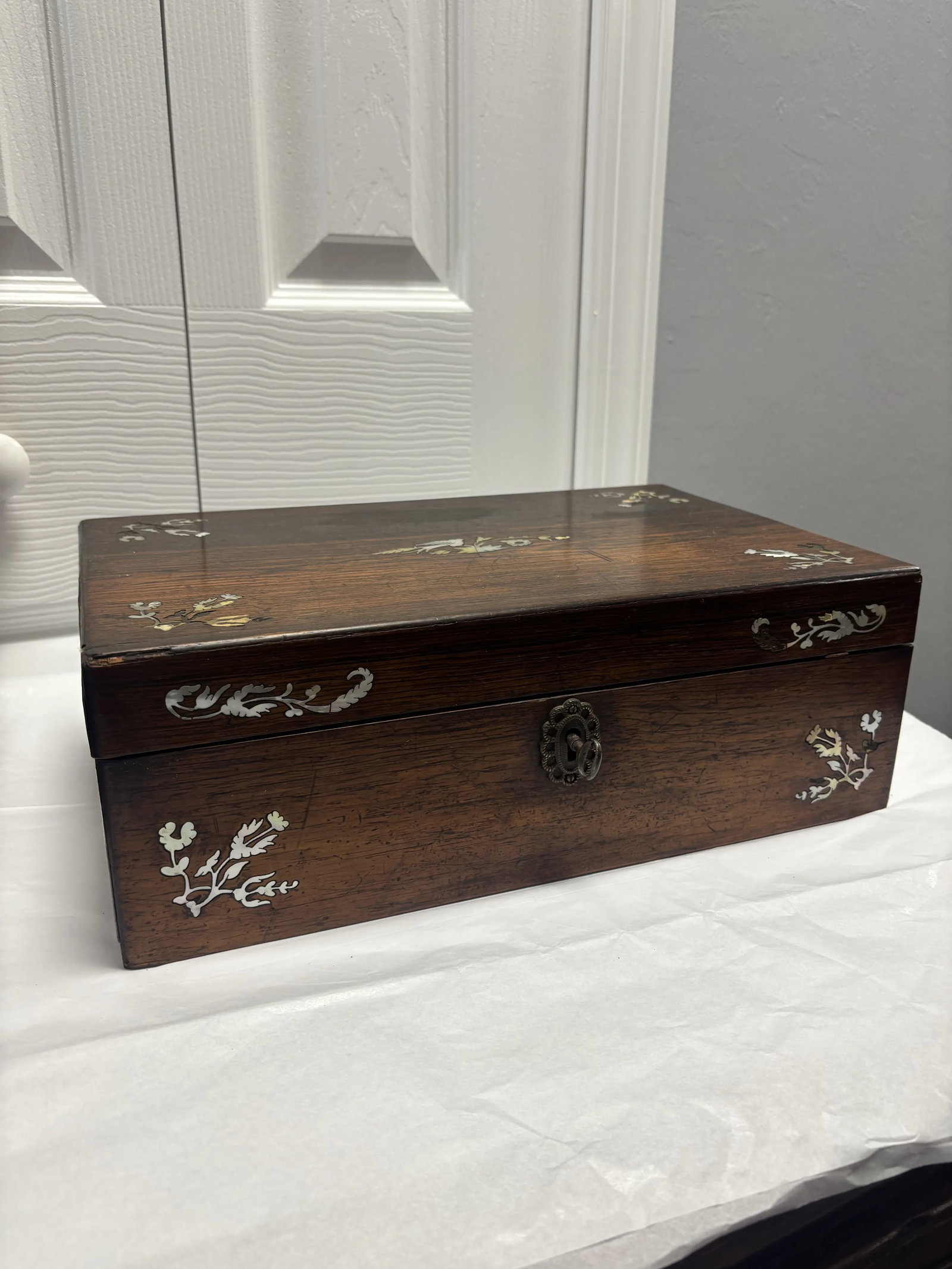 Victorian Stationery Box Lap Desk - 5