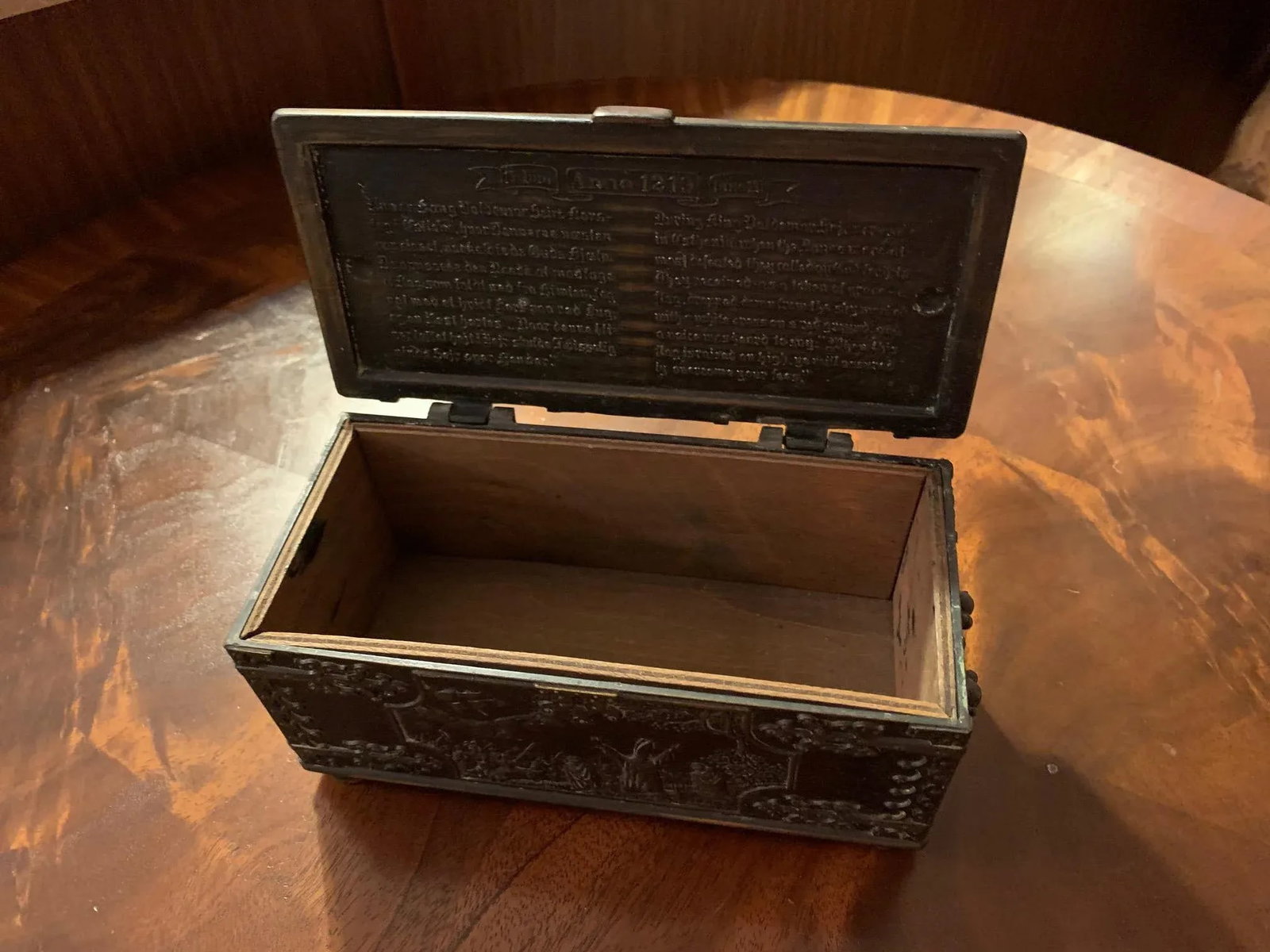 Vintage Cast Iron Box - 2