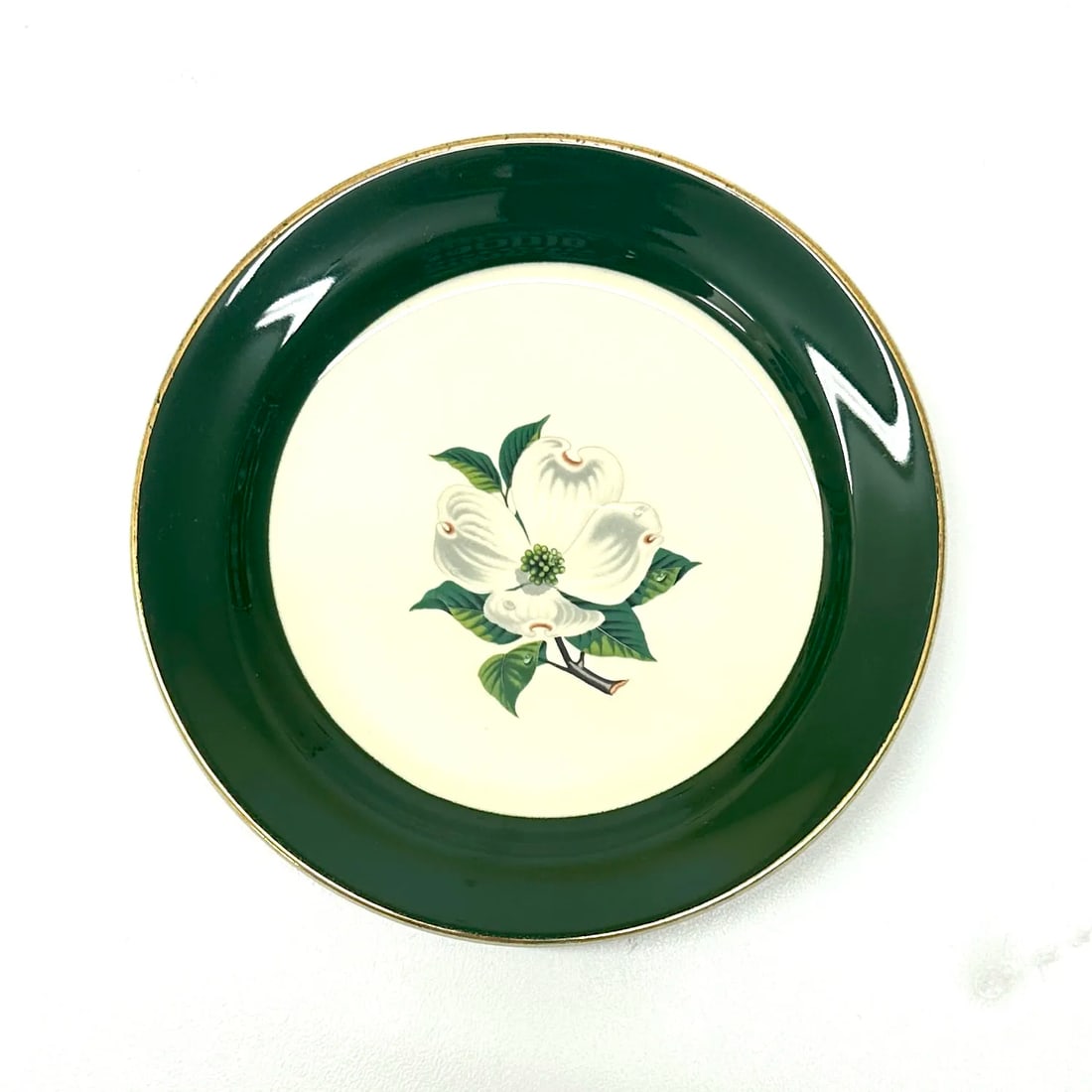 Green & Pink Banded Decorative Wall Plate Curation - Group of 7 - 5