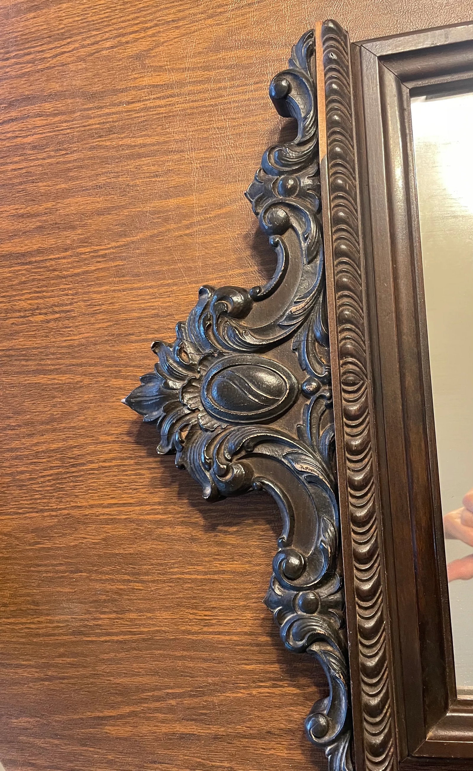 Vintage Early 1900's Mirror - 5