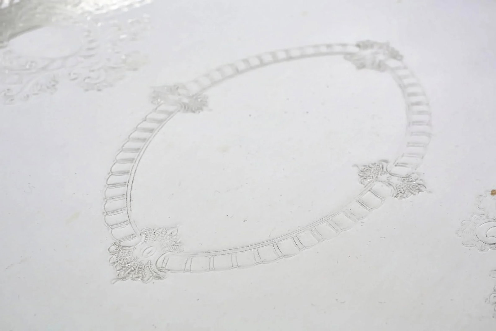Mid 20th Century English Sheffield Plated Oval Barware Gallery Tray - 5
