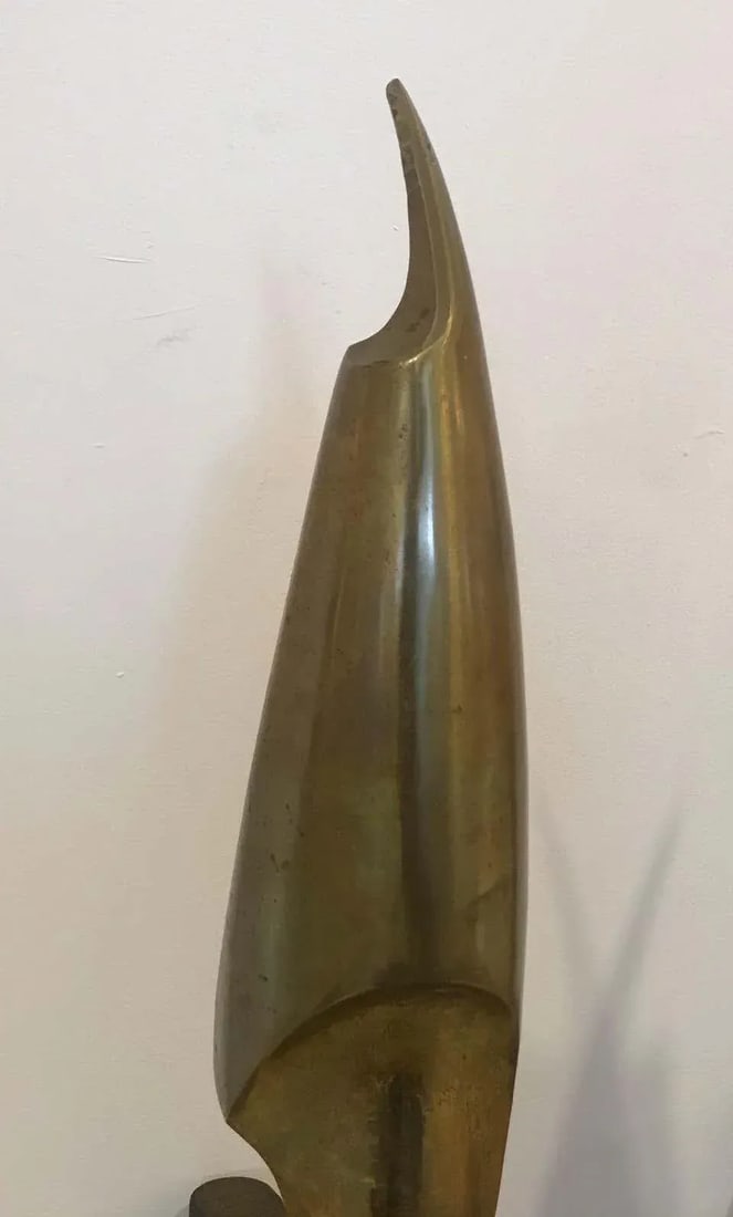 French Art Deco Andirons Bronze Attributed Pierre Legrain - a Pair - 3