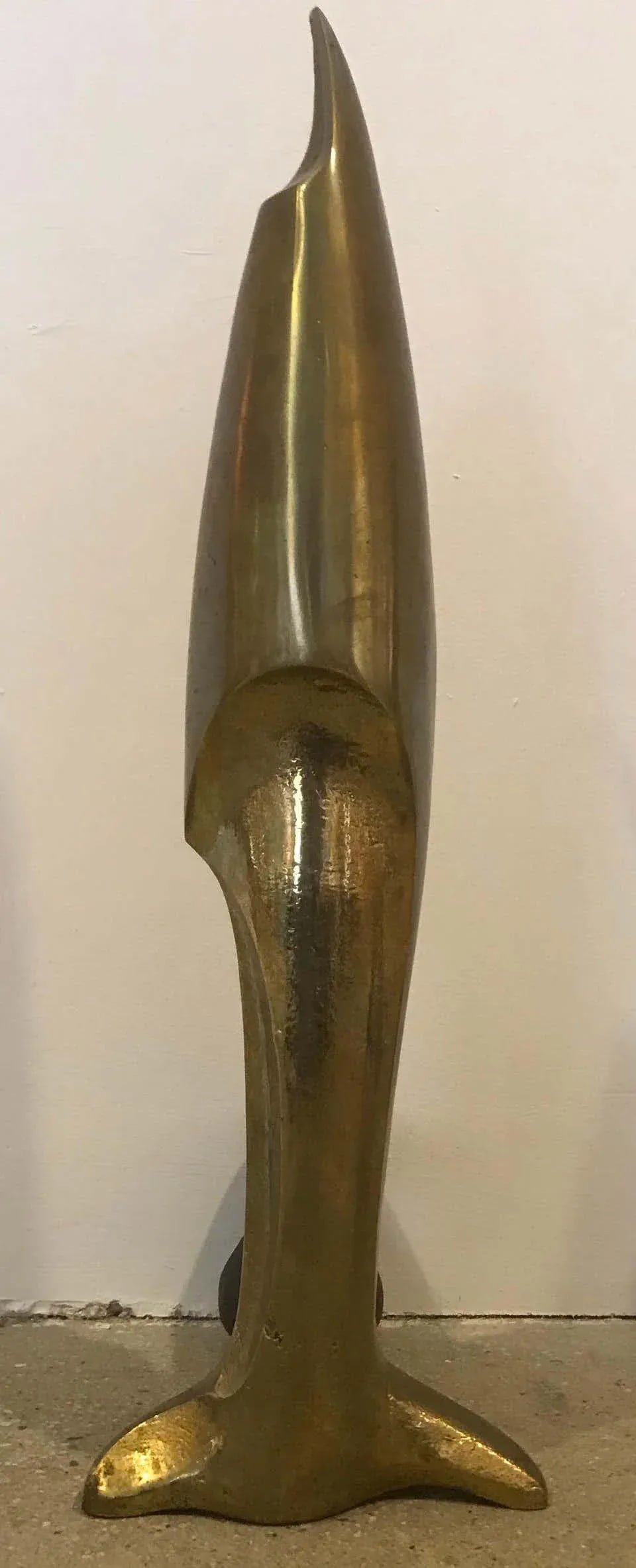 French Art Deco Andirons Bronze Attributed Pierre Legrain - a Pair - 9