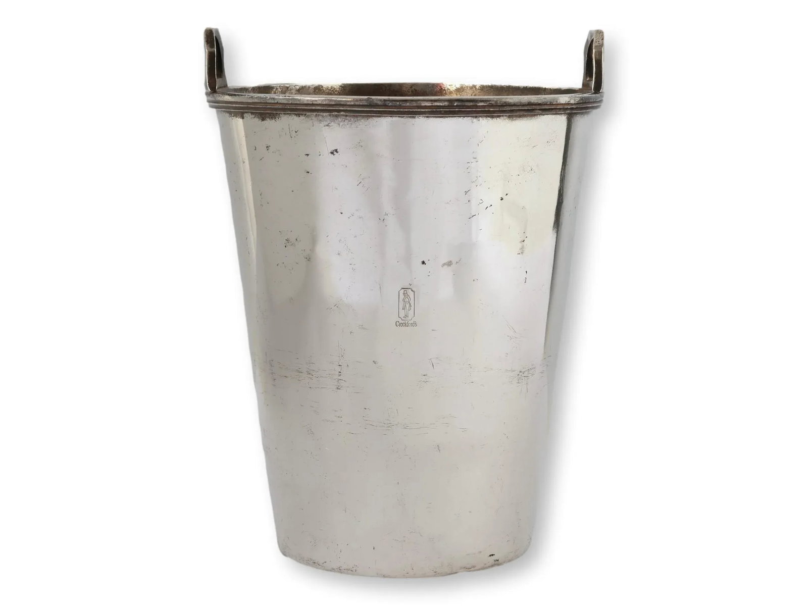 Early 1900s "Crockfords Club of London" Champagne Bucket - 4
