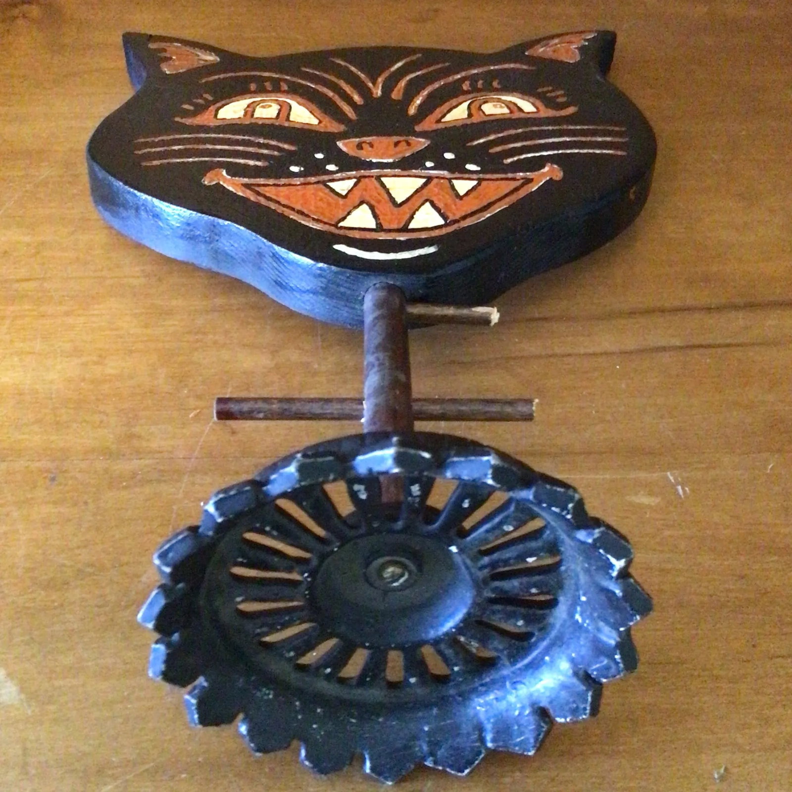 Victorian Folk Art Inspired Halloween Cat - 10