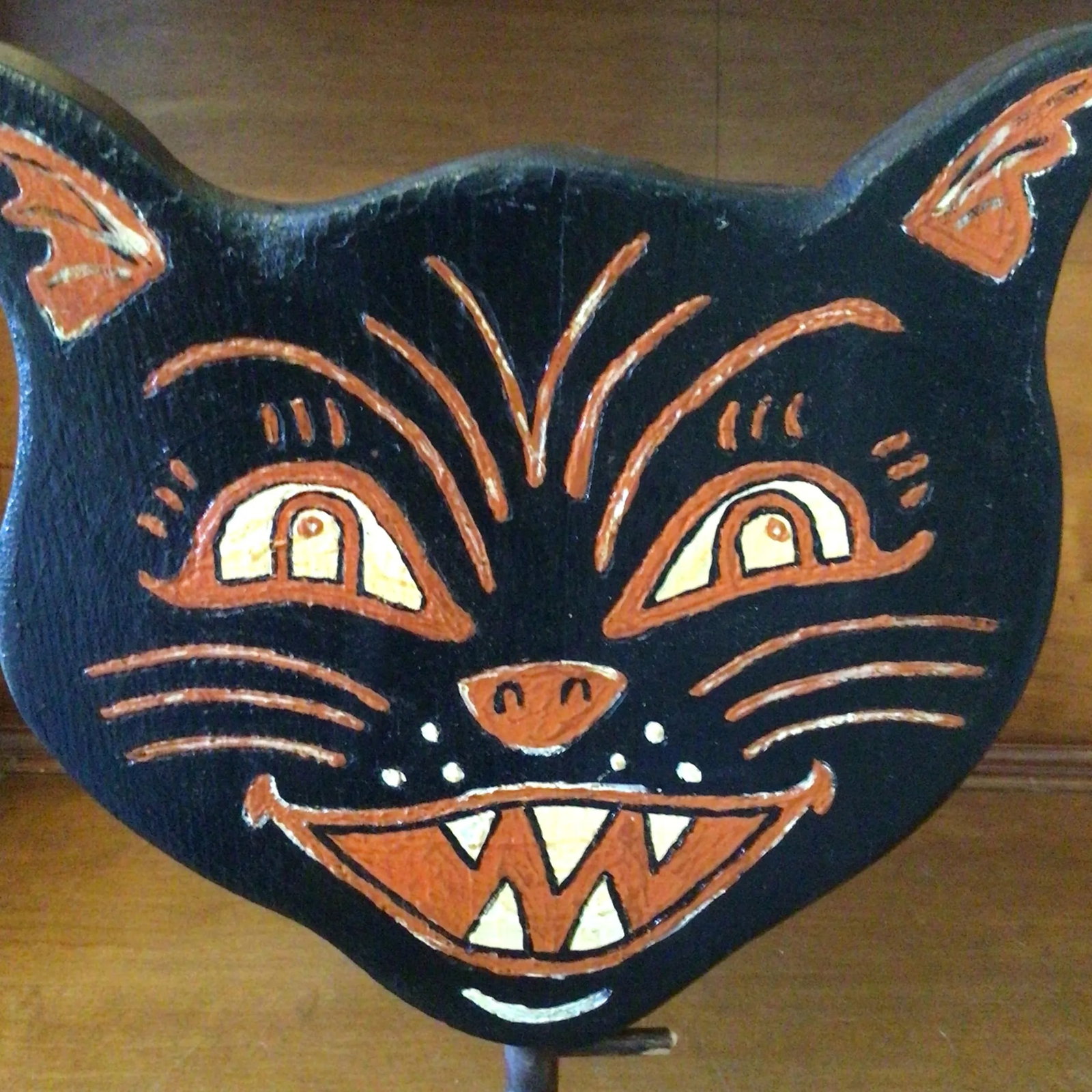 Victorian Folk Art Inspired Halloween Cat - 11