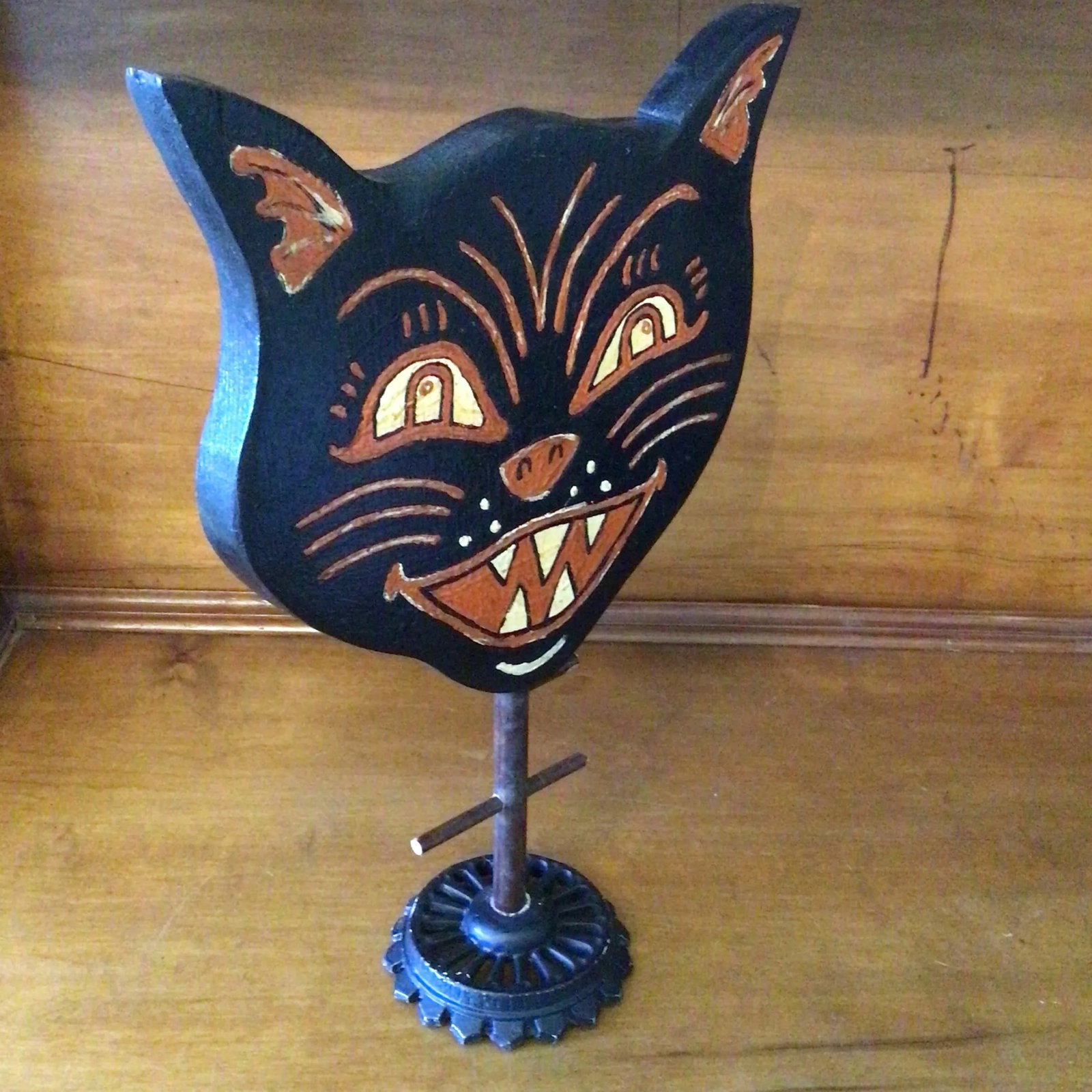 Victorian Folk Art Inspired Halloween Cat - 2