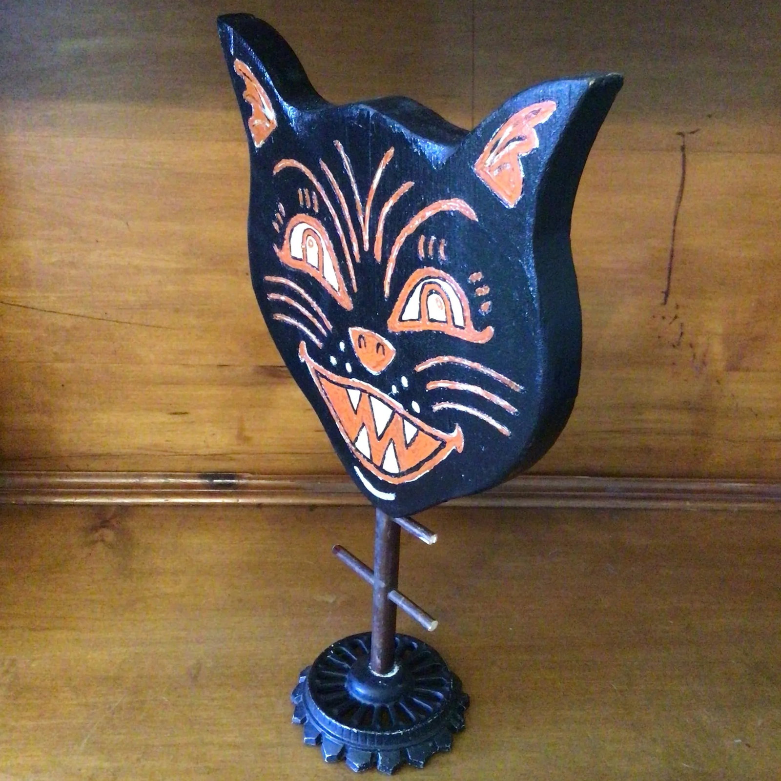 Victorian Folk Art Inspired Halloween Cat - 3