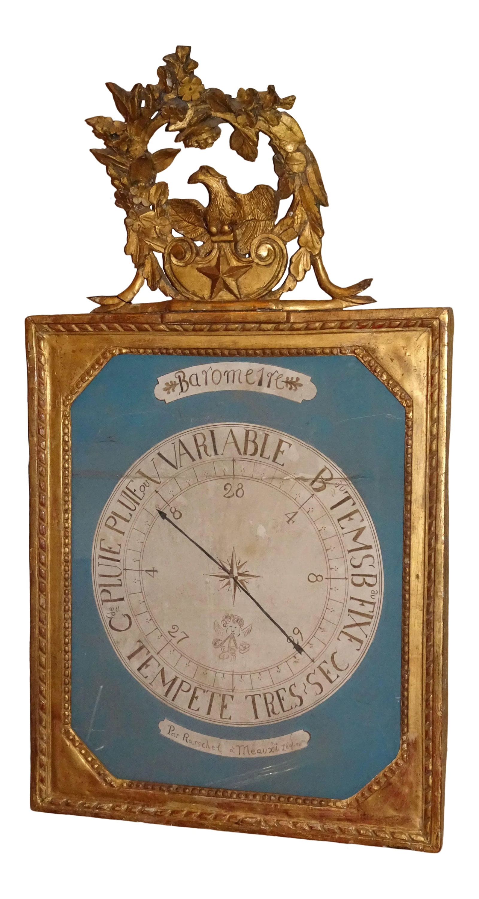 18th Century French Gilt Wood Barometer (1 of 10)