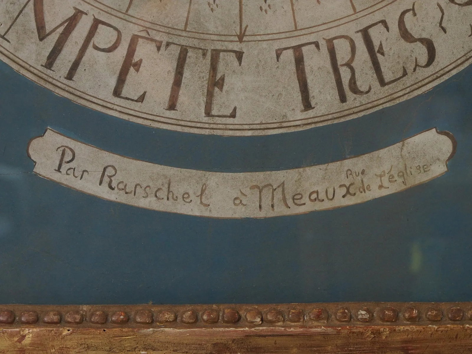 18th Century French Gilt Wood Barometer - 3