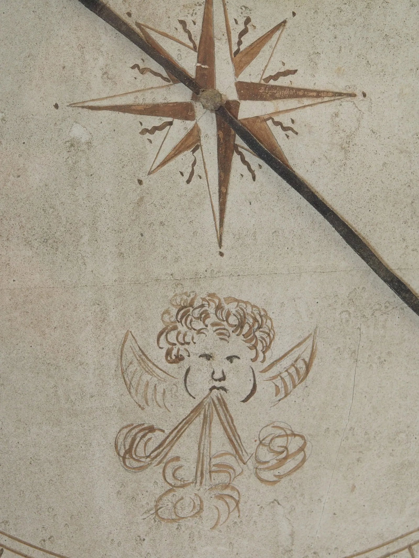18th Century French Gilt Wood Barometer - 4