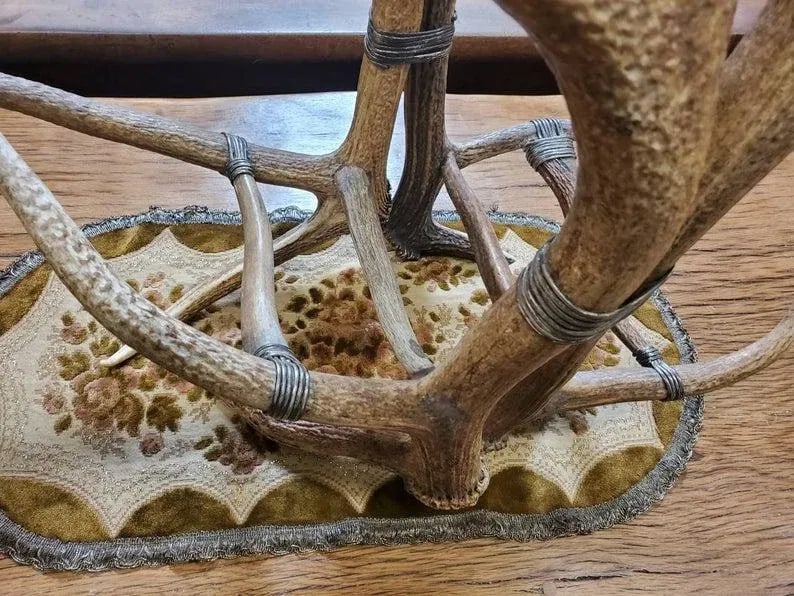 Monumental Real Antler Wine Bottle Rack Attributed to Maitland-Smith - 11
