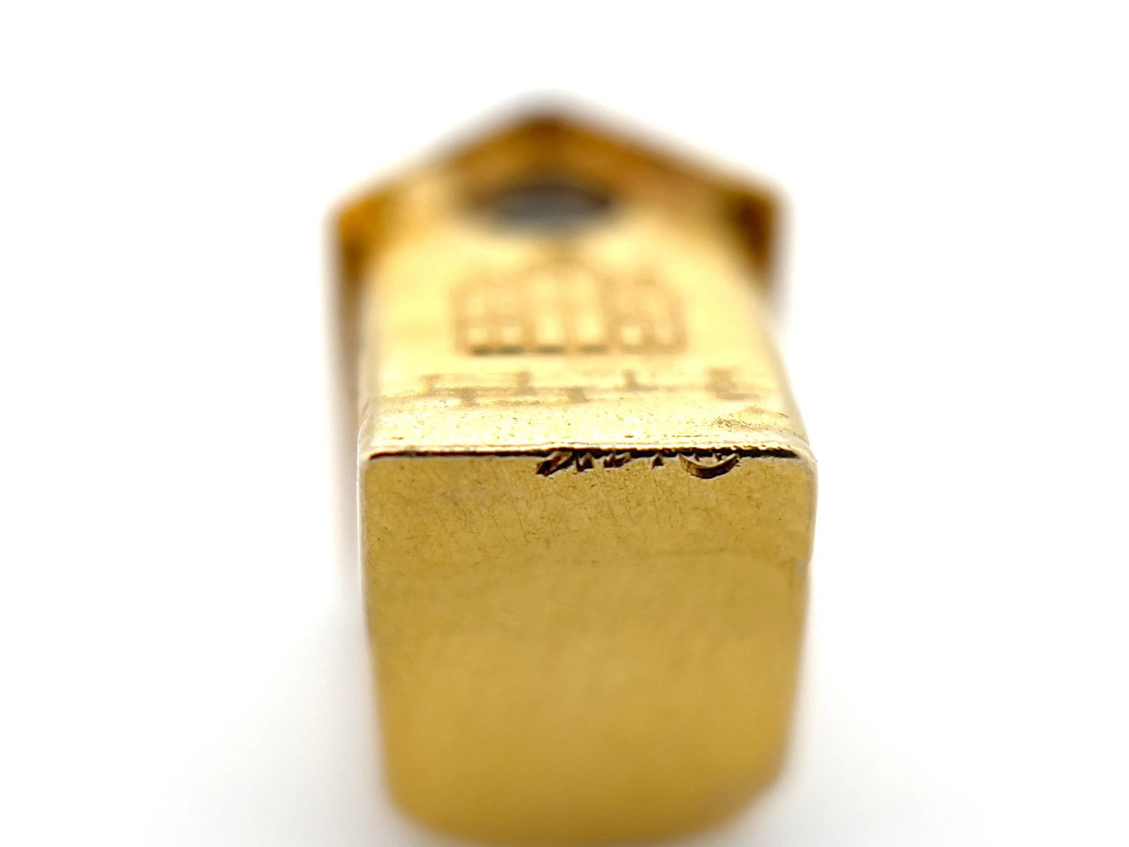 Vintage Gold Stanhope Viewer Chapel Charm, Lord's Prayer, 14k - 9