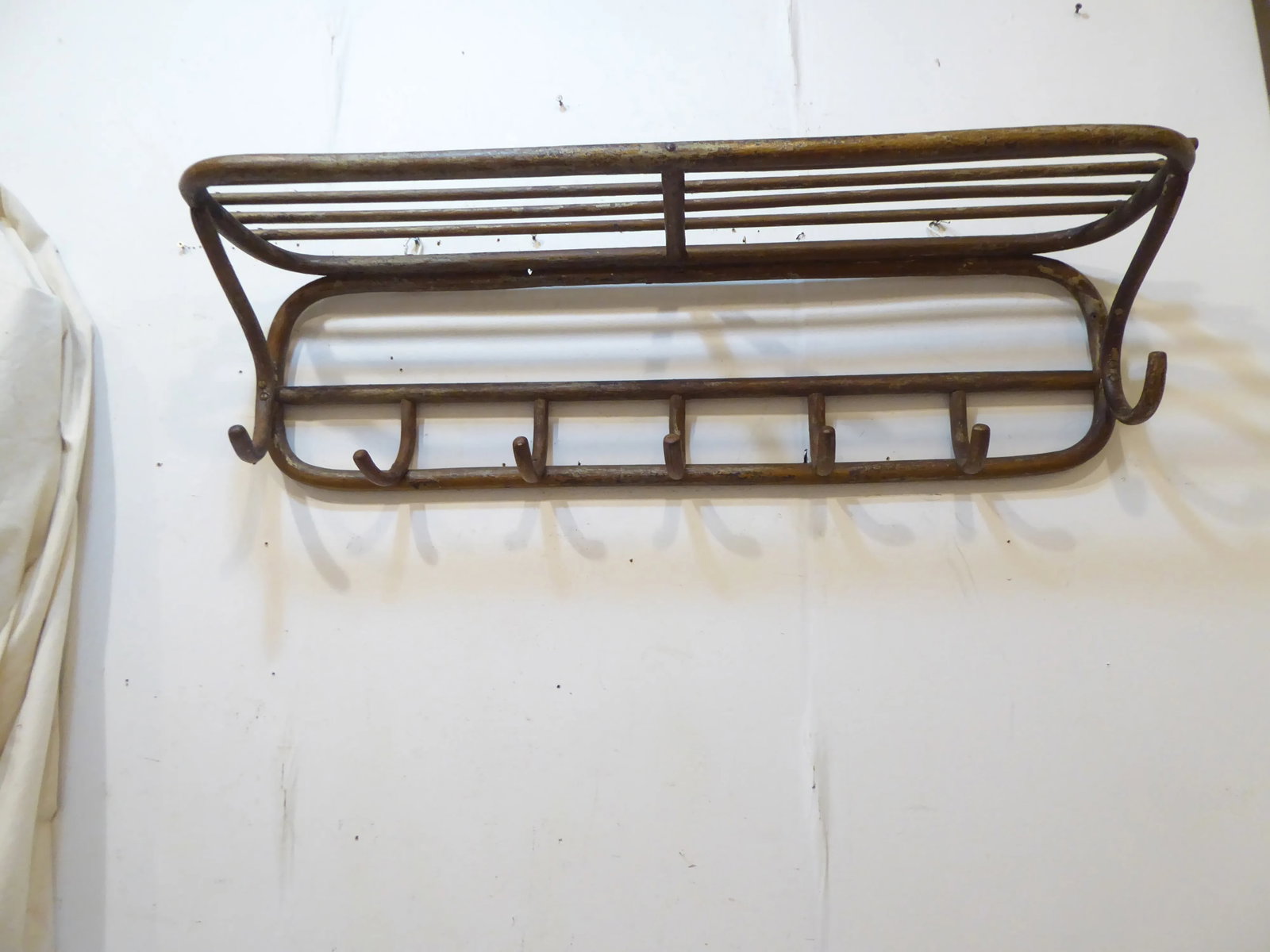 Vintage Thonet Bent Wood Coat Hooks - 2