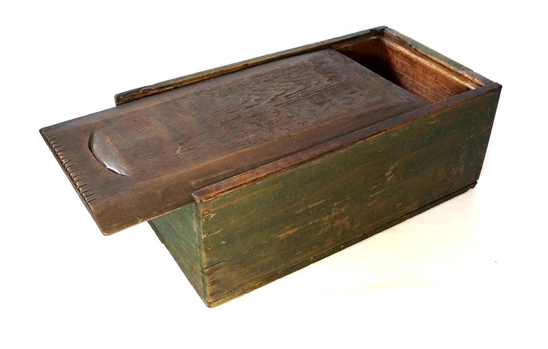 Antique Primitive Candle Box - 10