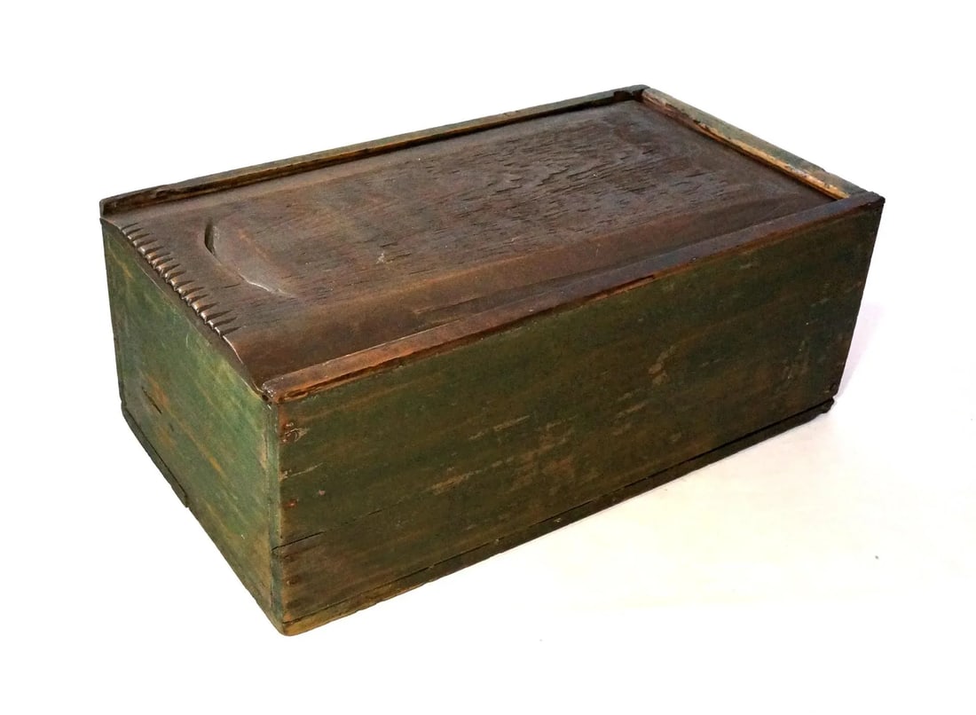 Antique Primitive Candle Box - 2