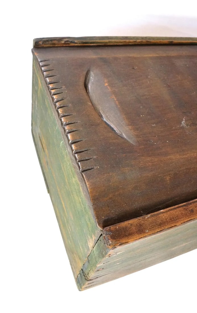 Antique Primitive Candle Box - 7
