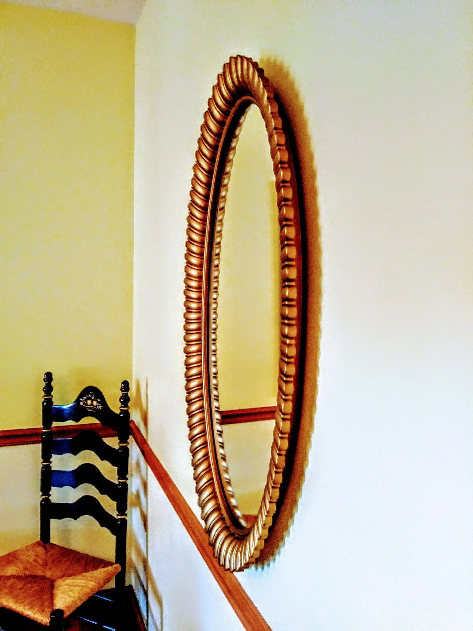 Mid 20th Century Hollywood Recency Gilt Sunflower Petal Mirror - 3