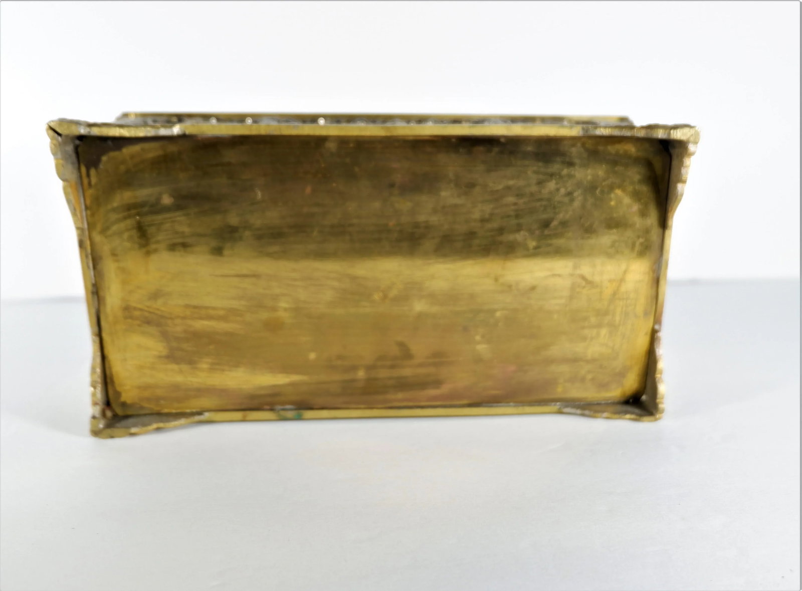 Vintage Brass and Silver Relic Casket Box Made in Spain - 9