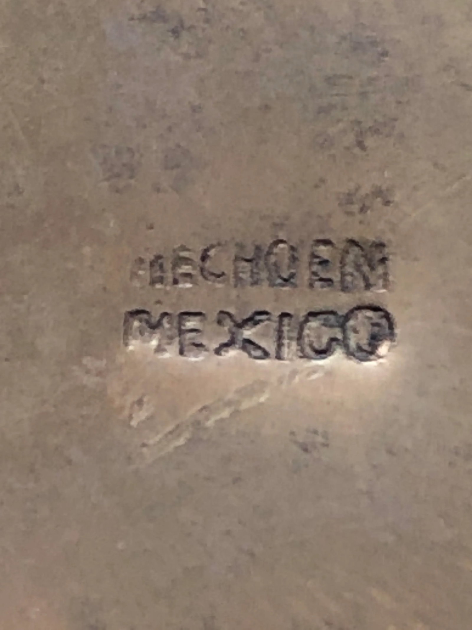 1950s Mid-Century Modernist Mexican Mixed Metals and Minerals Aztec Warrior Box - 9