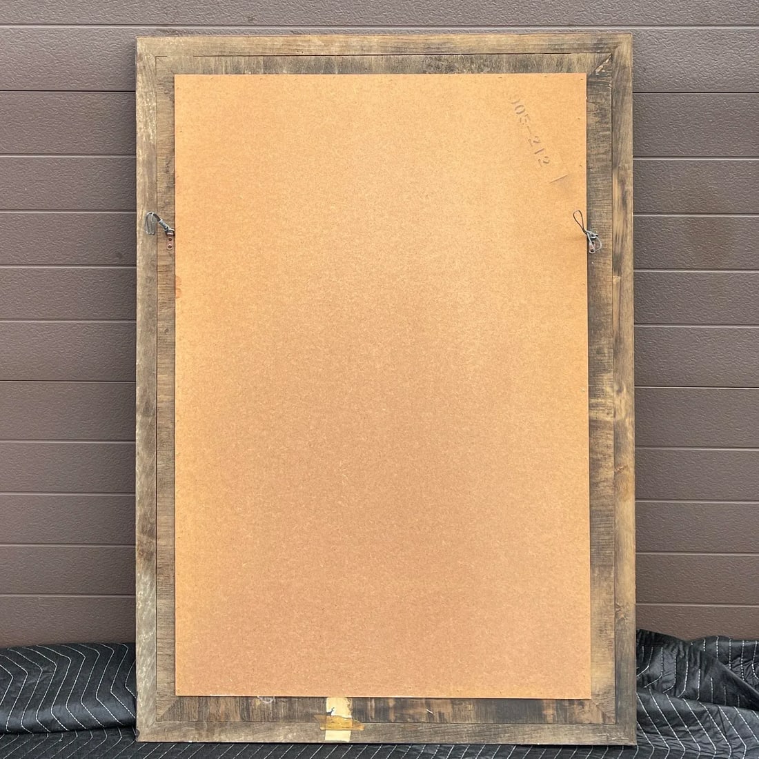 Vintage Drexel Accolade Large Campaign Style Vertical Wall Mirror in Pecan - 6