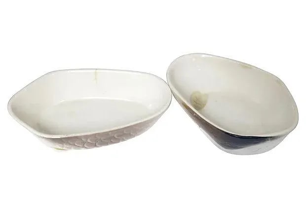 Mid-Century French Majolica Goose Tureens - a Pair - 3
