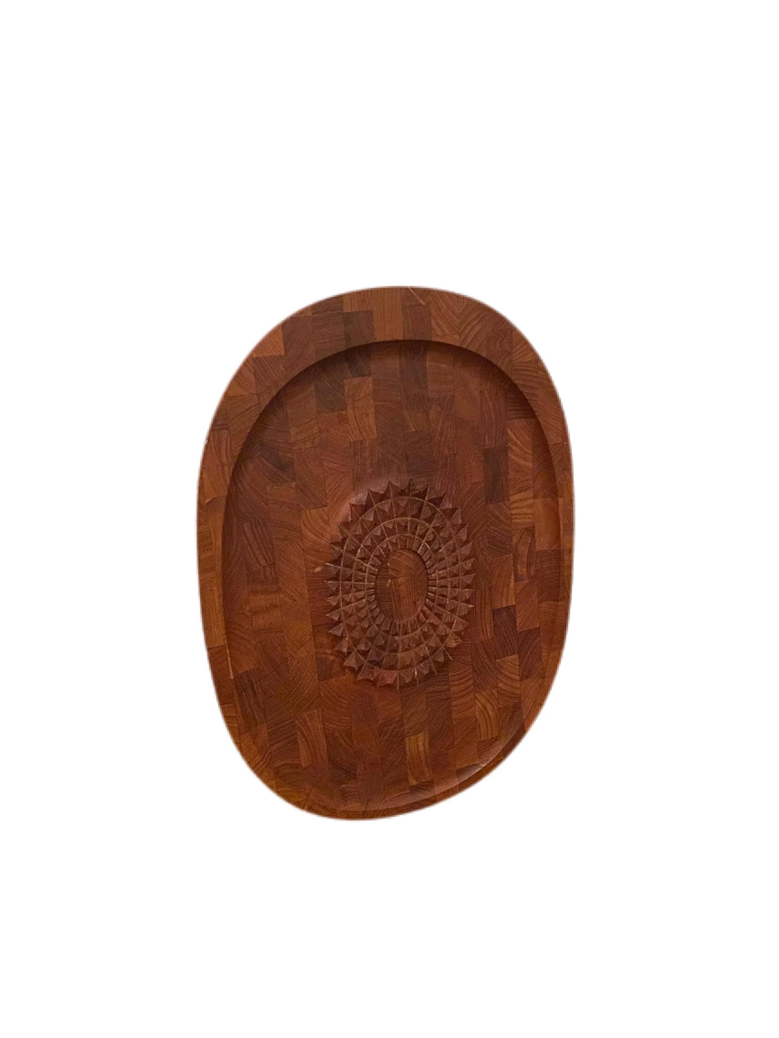1960aEURTMs Danish Teak Hanging Carving Board - 4