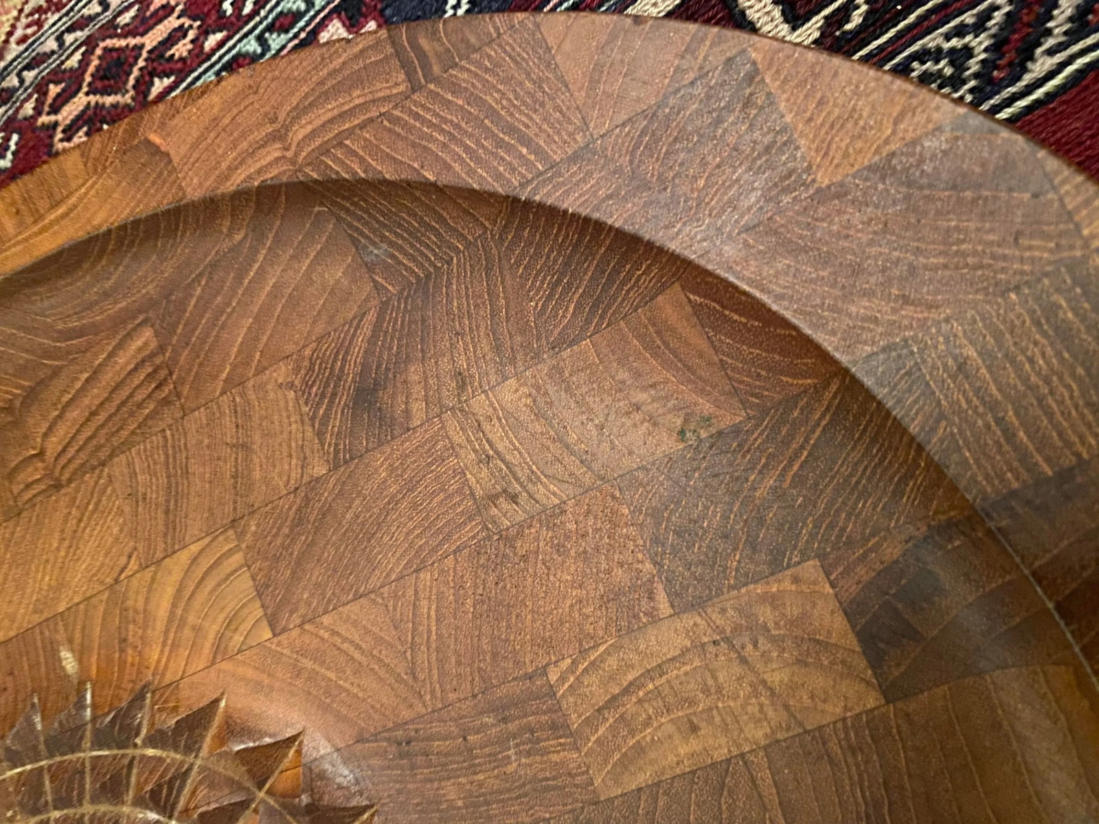 1960aEURTMs Danish Teak Hanging Carving Board - 6
