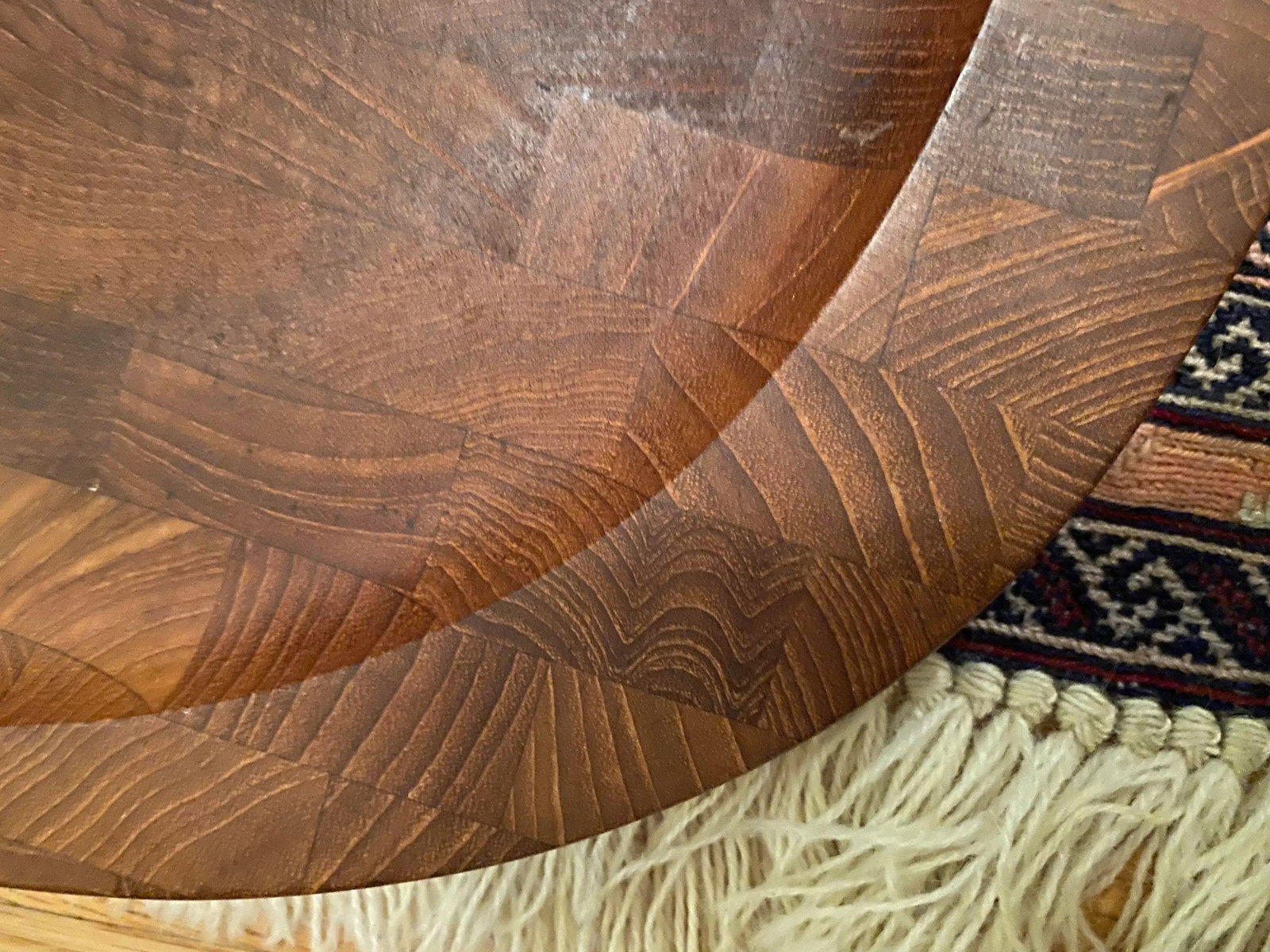 1960aEURTMs Danish Teak Hanging Carving Board - 7