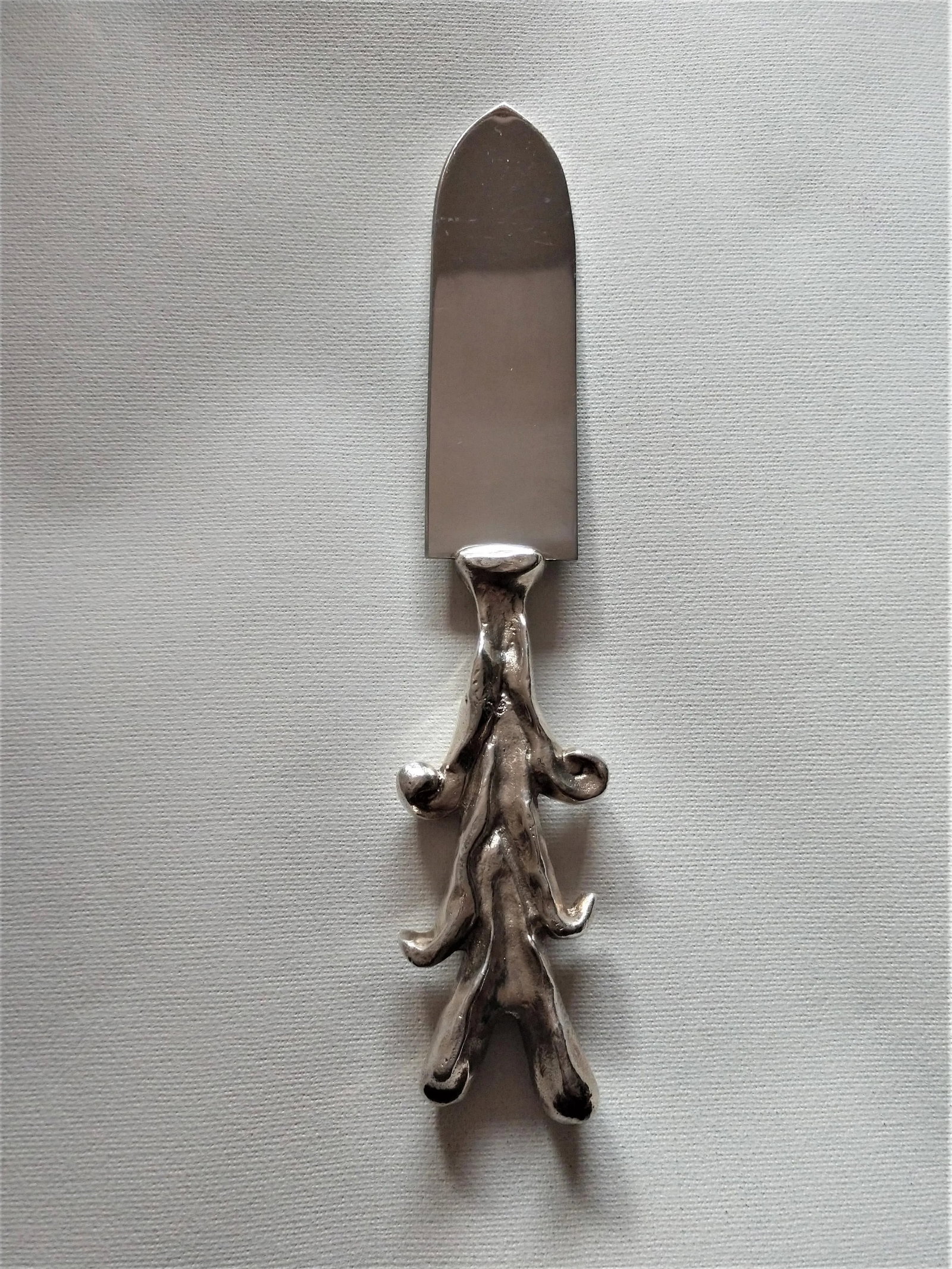 1990s "I Love You" Silverplate Hostess Serving Set by Aram/ Boxer - 3 Pieces - 6