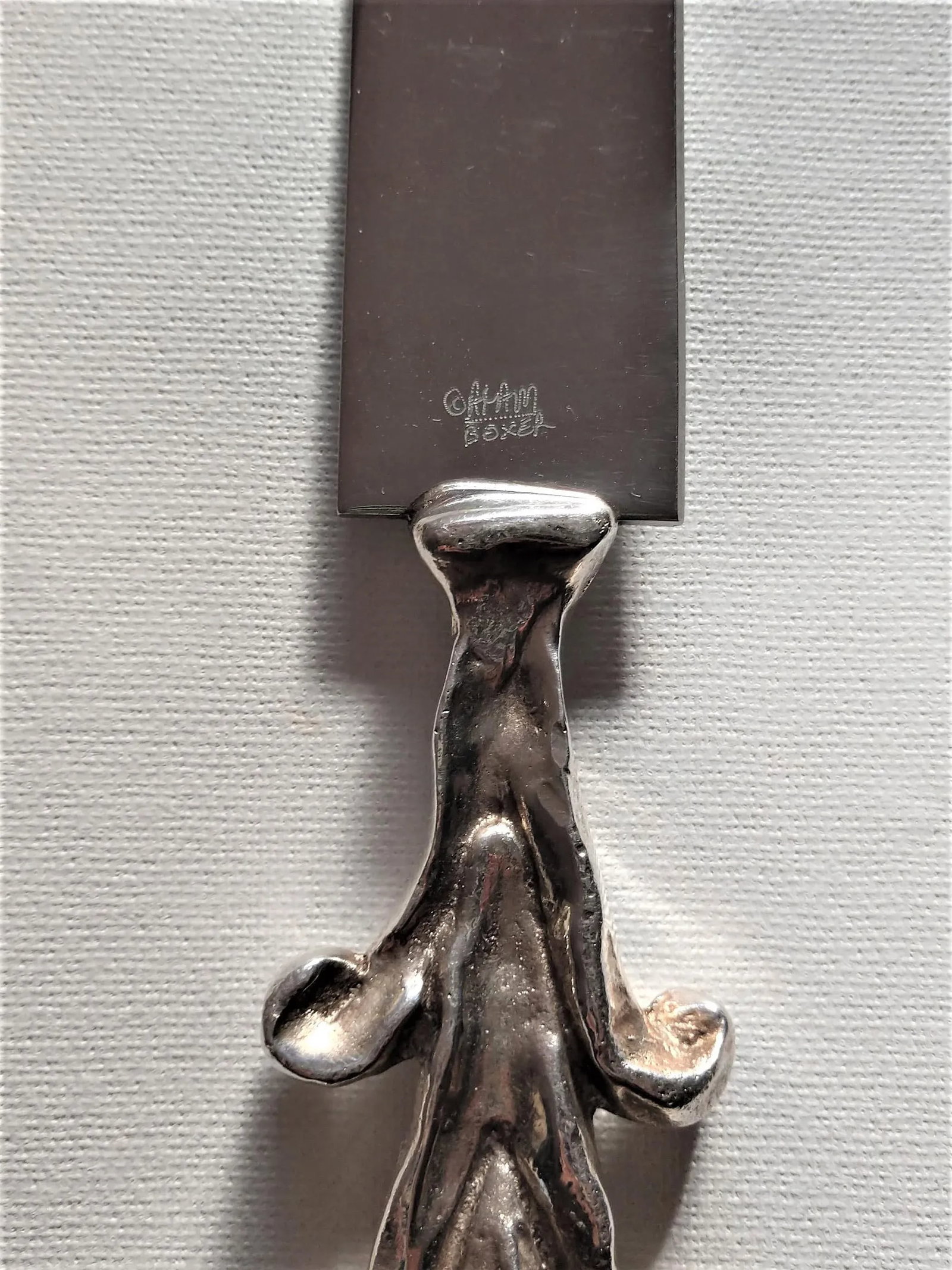 1990s "I Love You" Silverplate Hostess Serving Set by Aram/ Boxer - 3 Pieces - 7