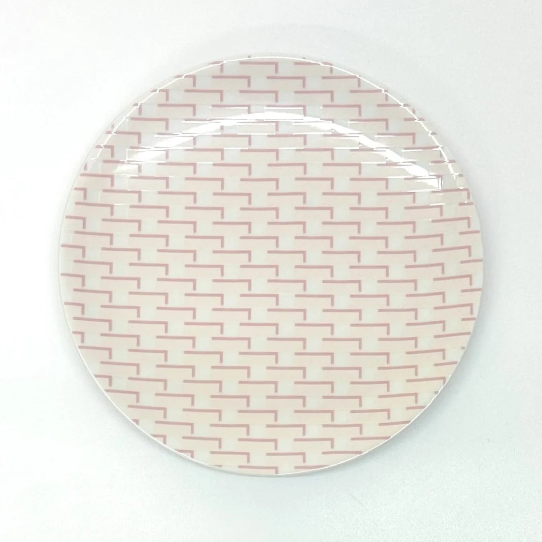 All Over Graphic Pattern Side Plates 'Foley Square Pink' by Studio Nova - Set of 4 - 3