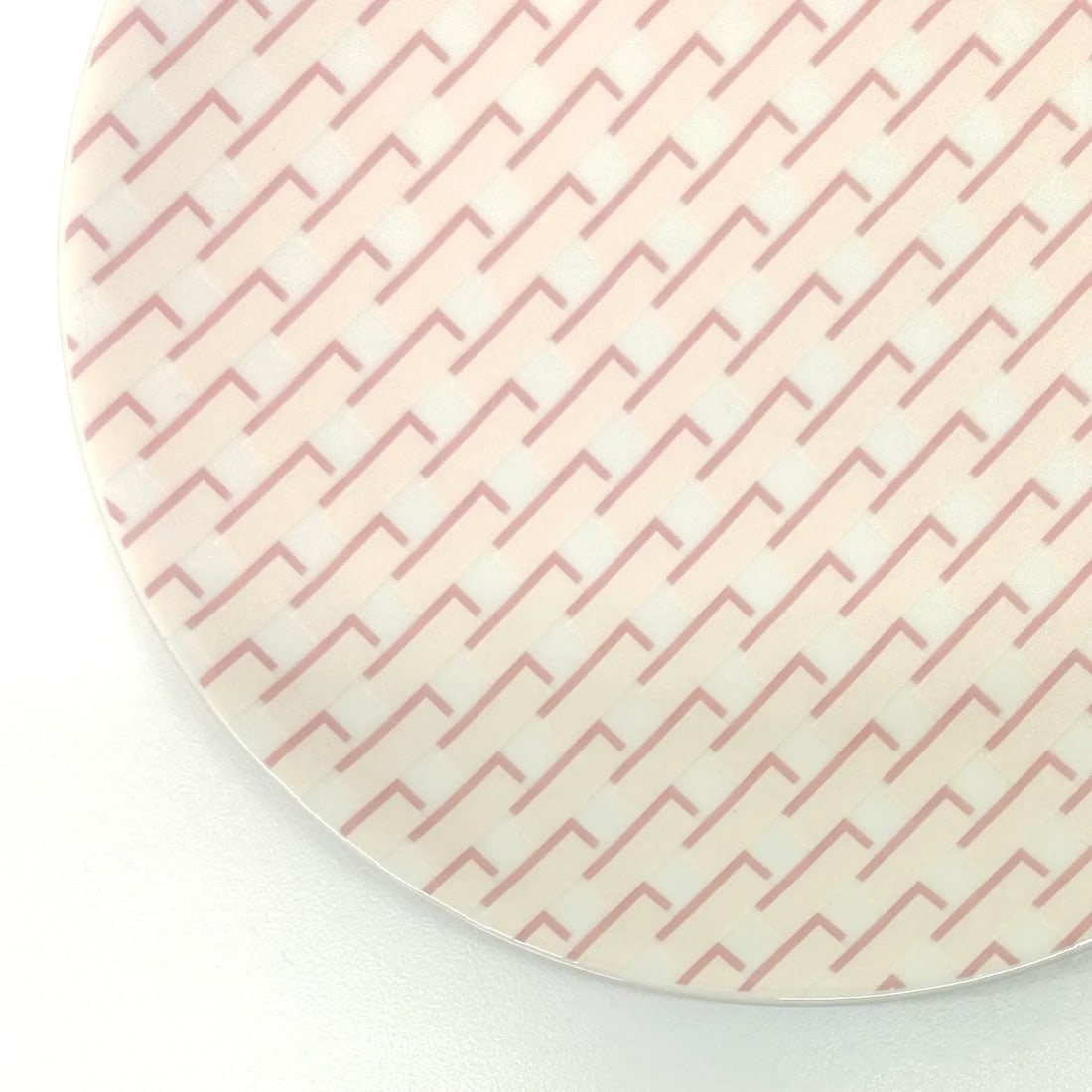 All Over Graphic Pattern Side Plates 'Foley Square Pink' by Studio Nova - Set of 4 - 5