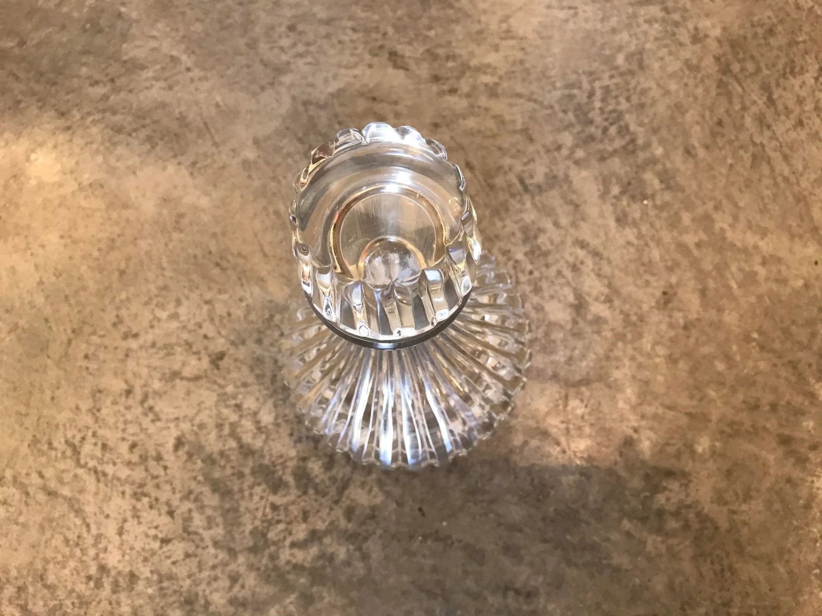 Mid 20th Century Fluted Glass Carafe With Stopper - 5