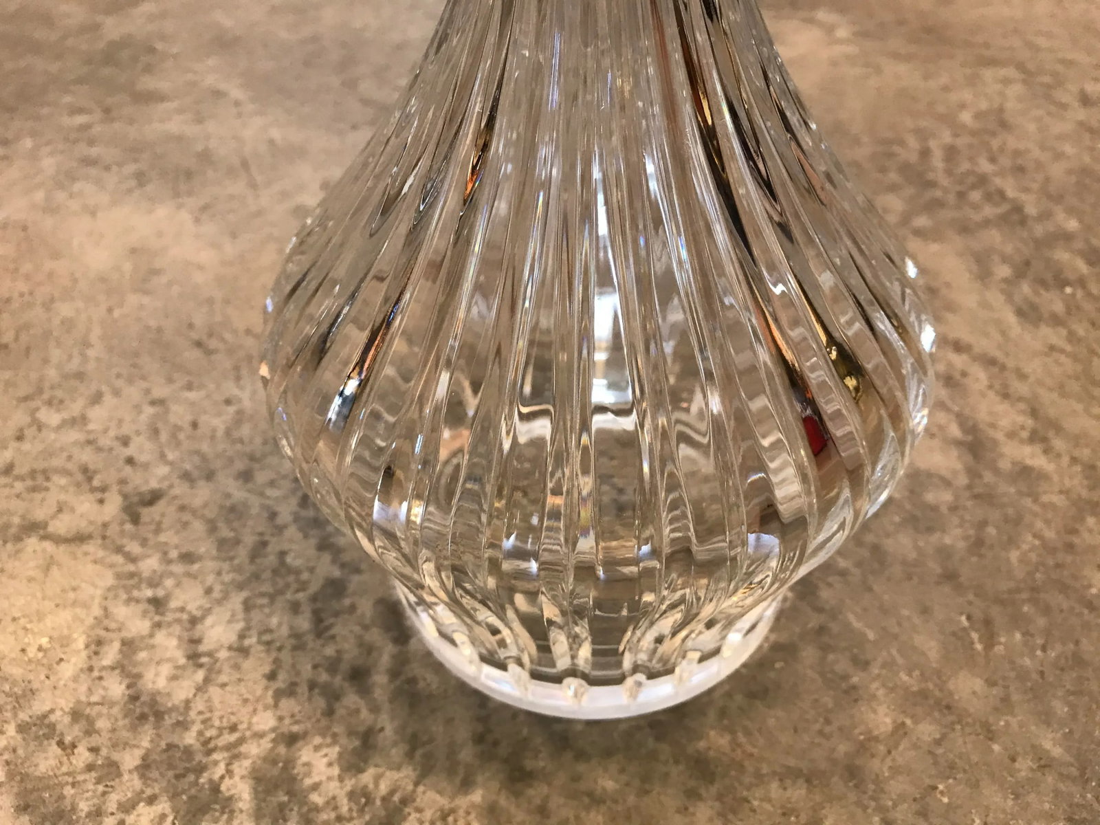 Mid 20th Century Fluted Glass Carafe With Stopper - 6