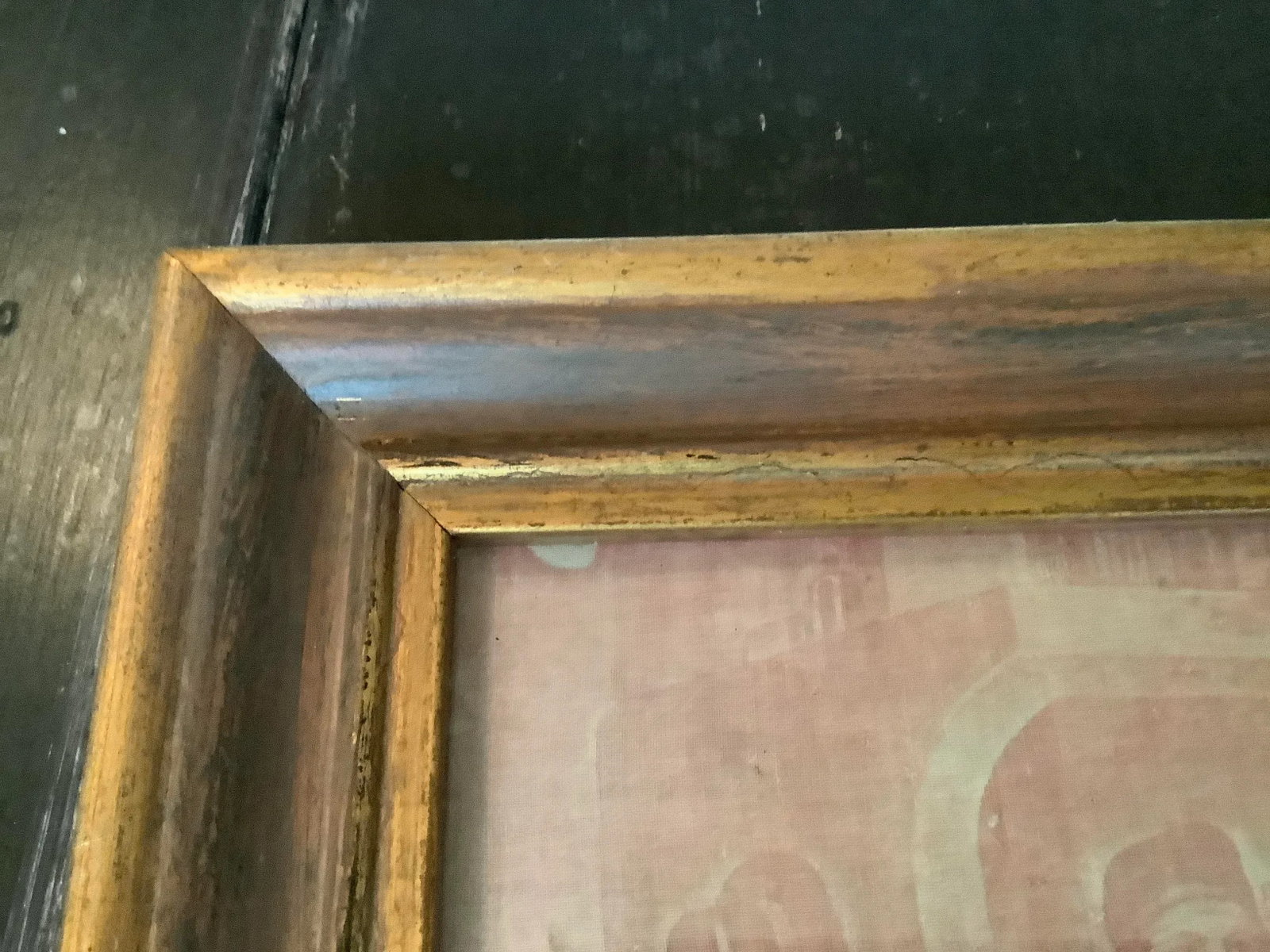 Framed Antique Toile De Jouy - 4